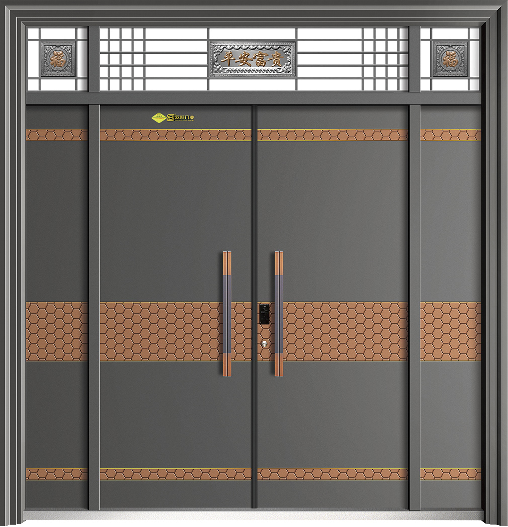 瑞氣祥雲   氟碳柔和(hé)灰+紅(hóng)銅