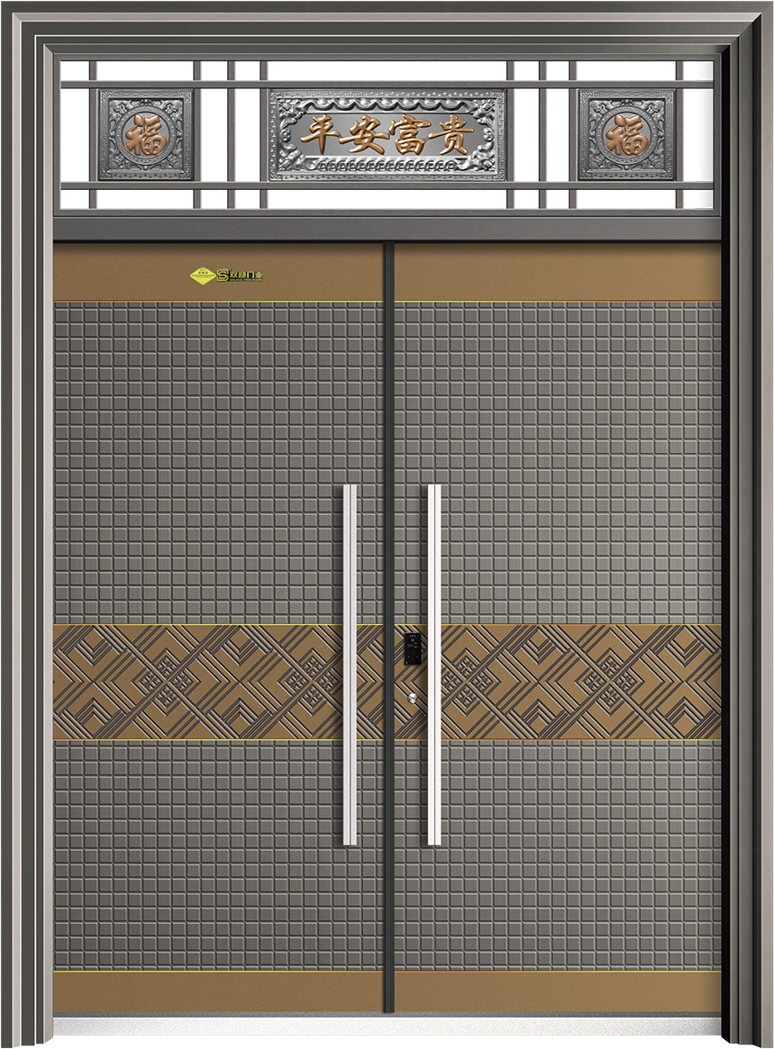 金(jīn)碧輝煌   氟碳瓷泳灰+金(jīn)色